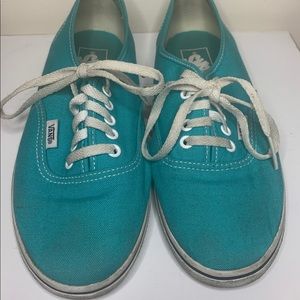 Teal vans
